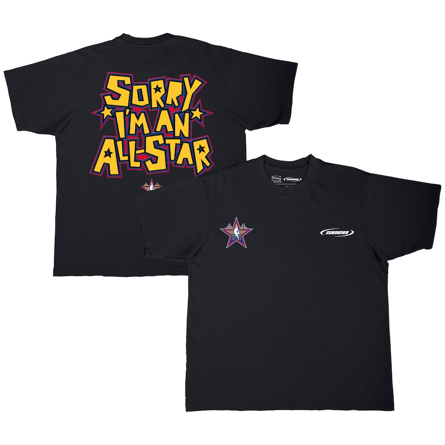 Men 2025 NBA all Star black T Shirt style 2